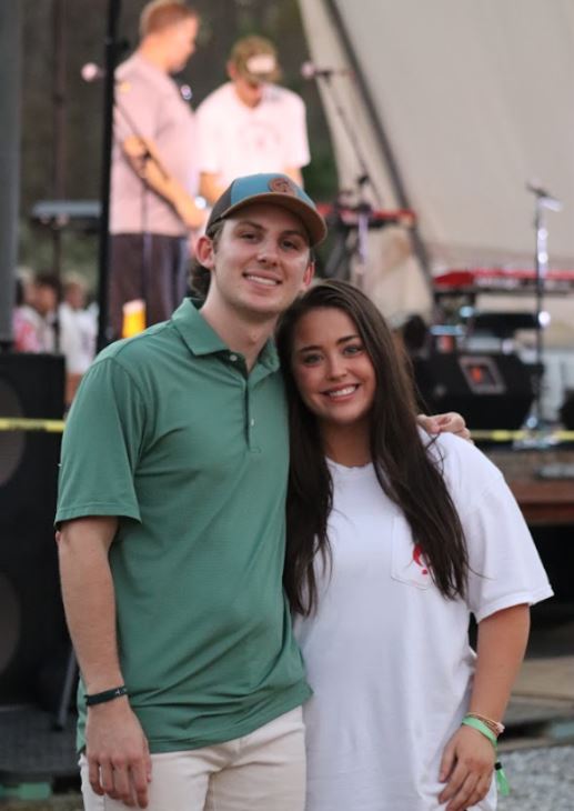 Peyton and Henry, Miracle Co-Chairs, enjoying Miracle Midtown Event