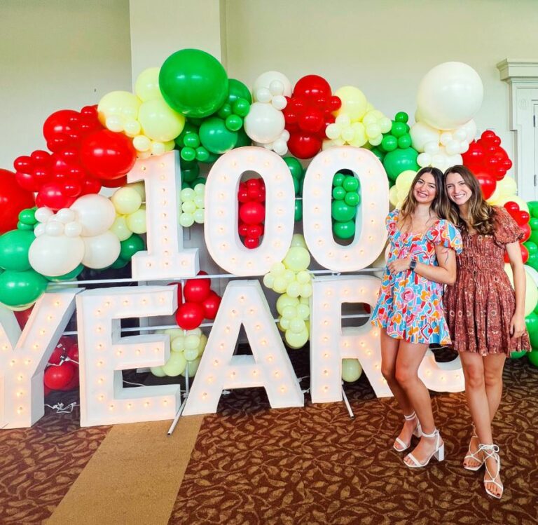 Alpha Gamma Delta members at their 100th year celebration