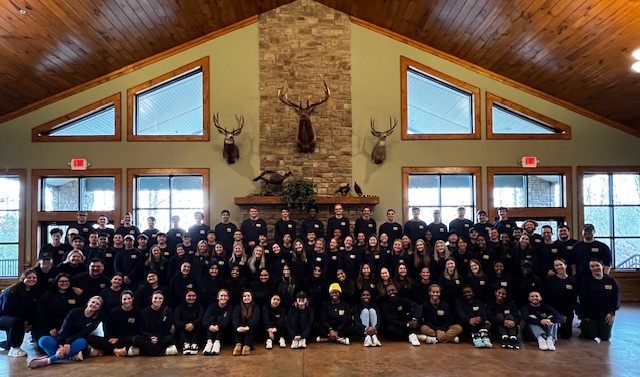 all students and facilitators at Greek Leaders Retreat